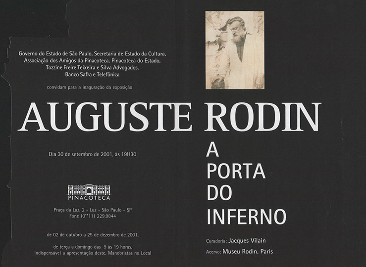 Convite Auguste Rodin